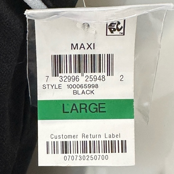 INC Contrast Piping Halter Jumpsuit Black White Stripe Straight Leg Large Chic - Picture 9 of 15